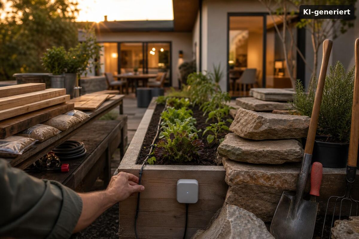 Illustration KI-generiert: Kosten bei Die Beet Brüder: günstige Teilpakete vs. Komplettpakete