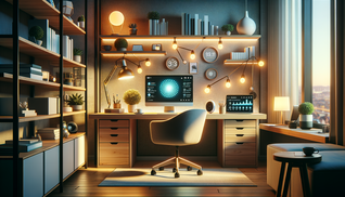 Intelligente Beleuchtung Homeoffice für effizientes Arbeiten