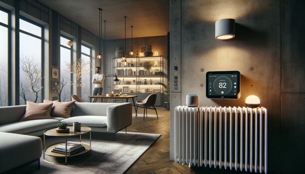 tado Smartes Heizkörper-Thermostat: 5er-Set mit Echo Show 5 zum Sparpreis