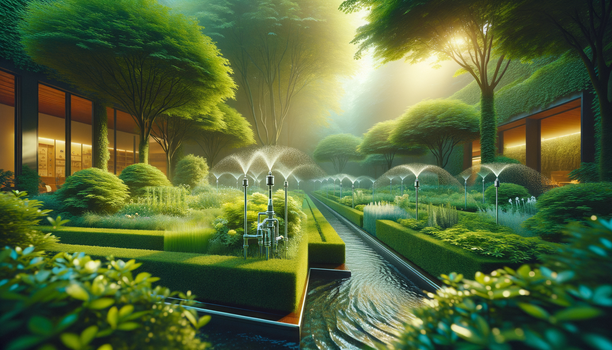Intelligente Bewässerungssysteme für einen grünen Garten