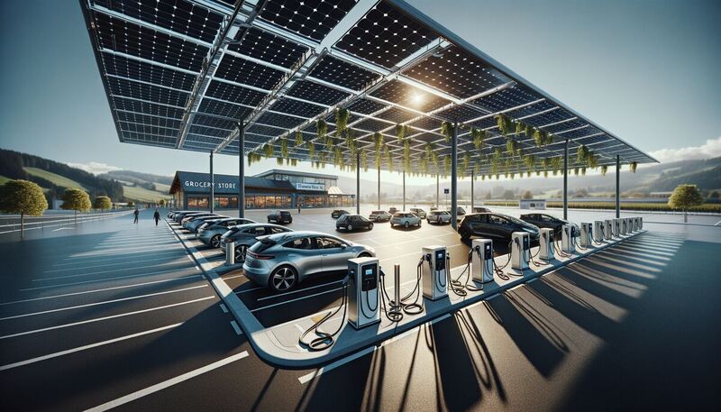 Energie vom Parkplatz: PV-Carports, Speicher und Ladelösungen für Kunden