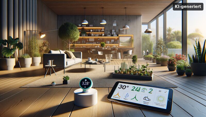 Luminea Home Control: universeller ZigBee Bodenfeuchte- und Temperatursensor