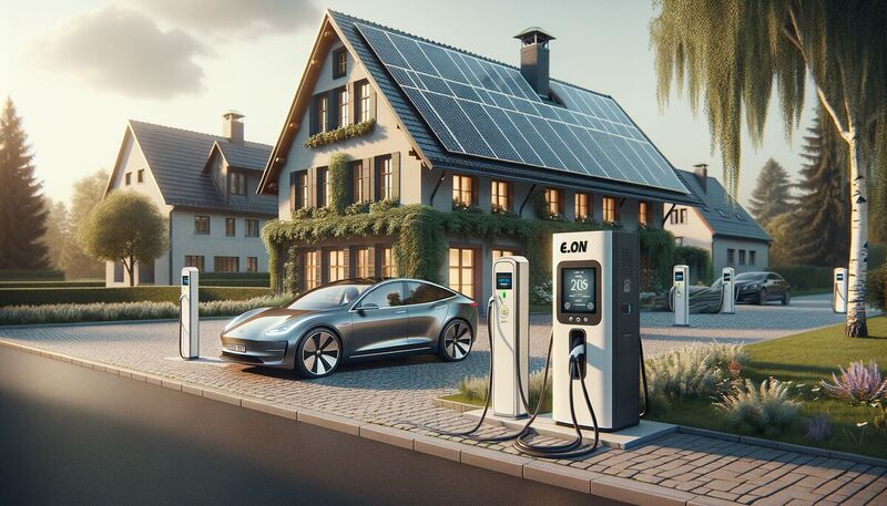 Solar betriebene Elektroauto-Ladestation – E.ON startet smartes Angebot