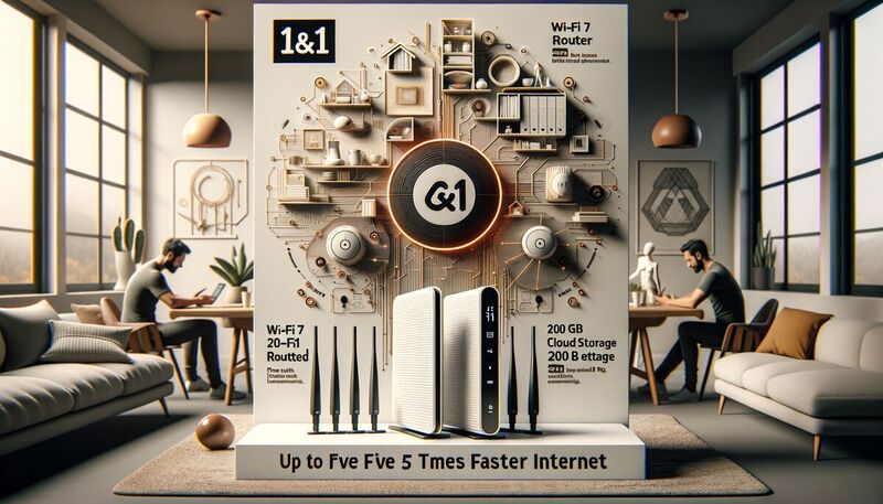 Neue WLAN-Router mit Wi‑Fi 7 bei 1&1 – mehr Tempo für Ihr Smart Home